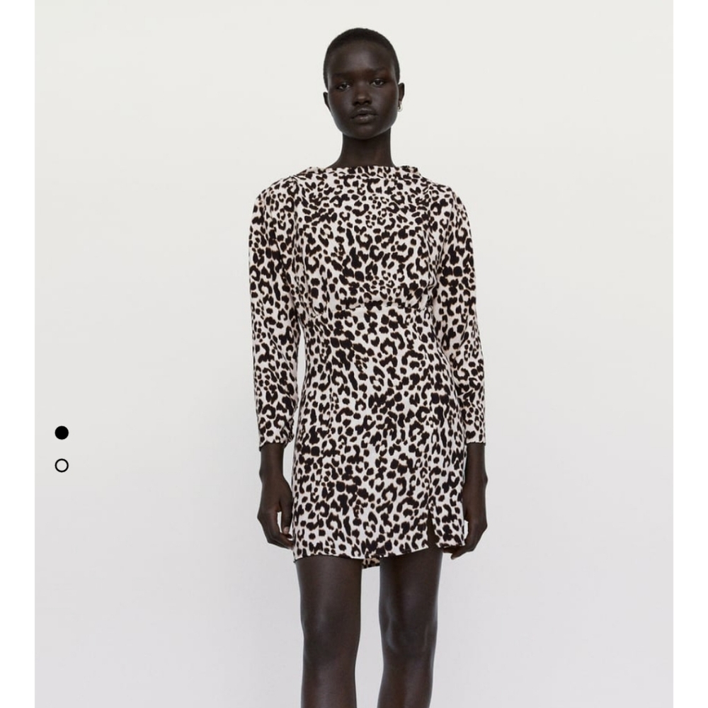🐆NWOT | zara animal print mini dress 🐆